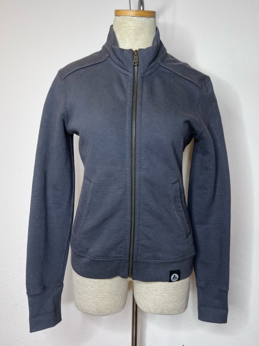 American Giant Women's Moto Full Zip jacket